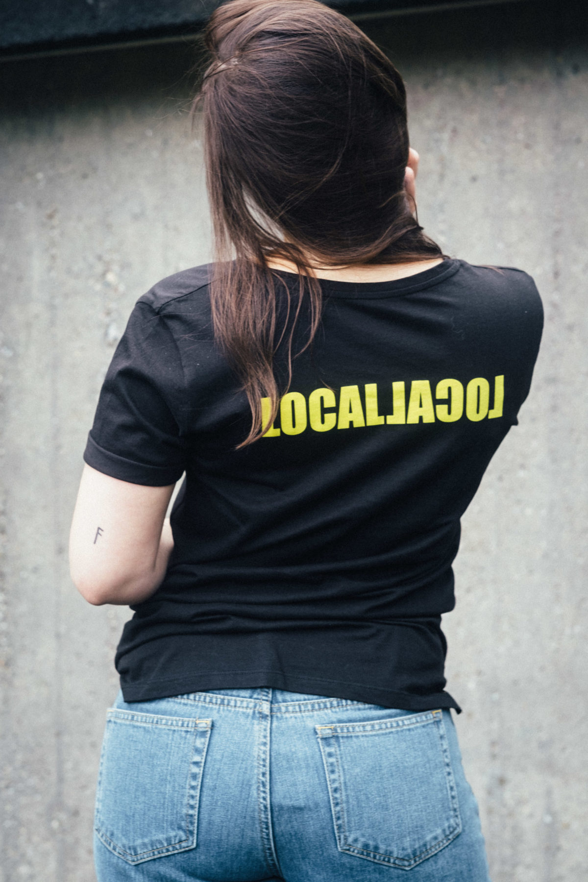 Local Good Morning Cologne mens T-Shirt black/yellow – Bild 4