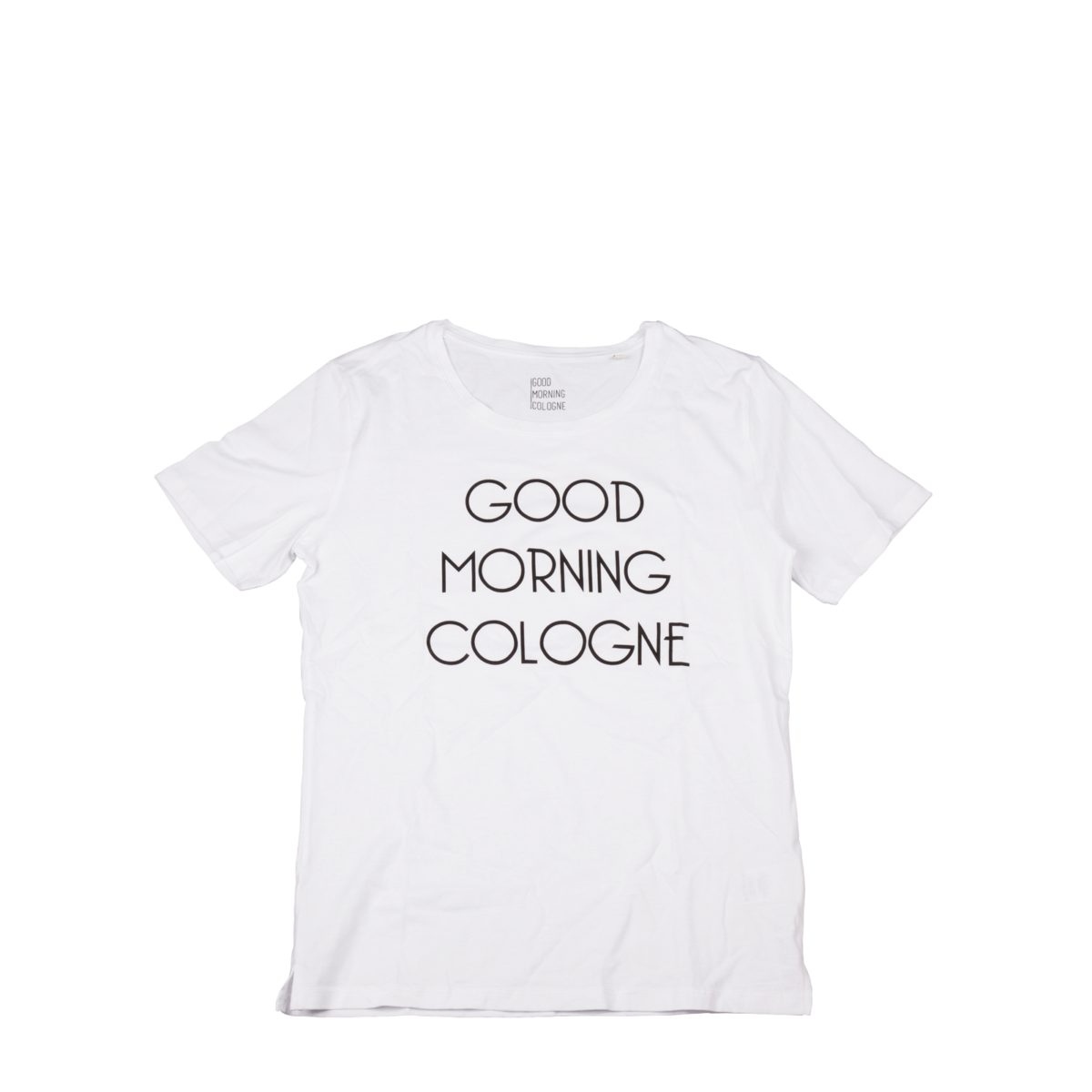 Good Morning Cologne Classic womens T-Shirt white/black