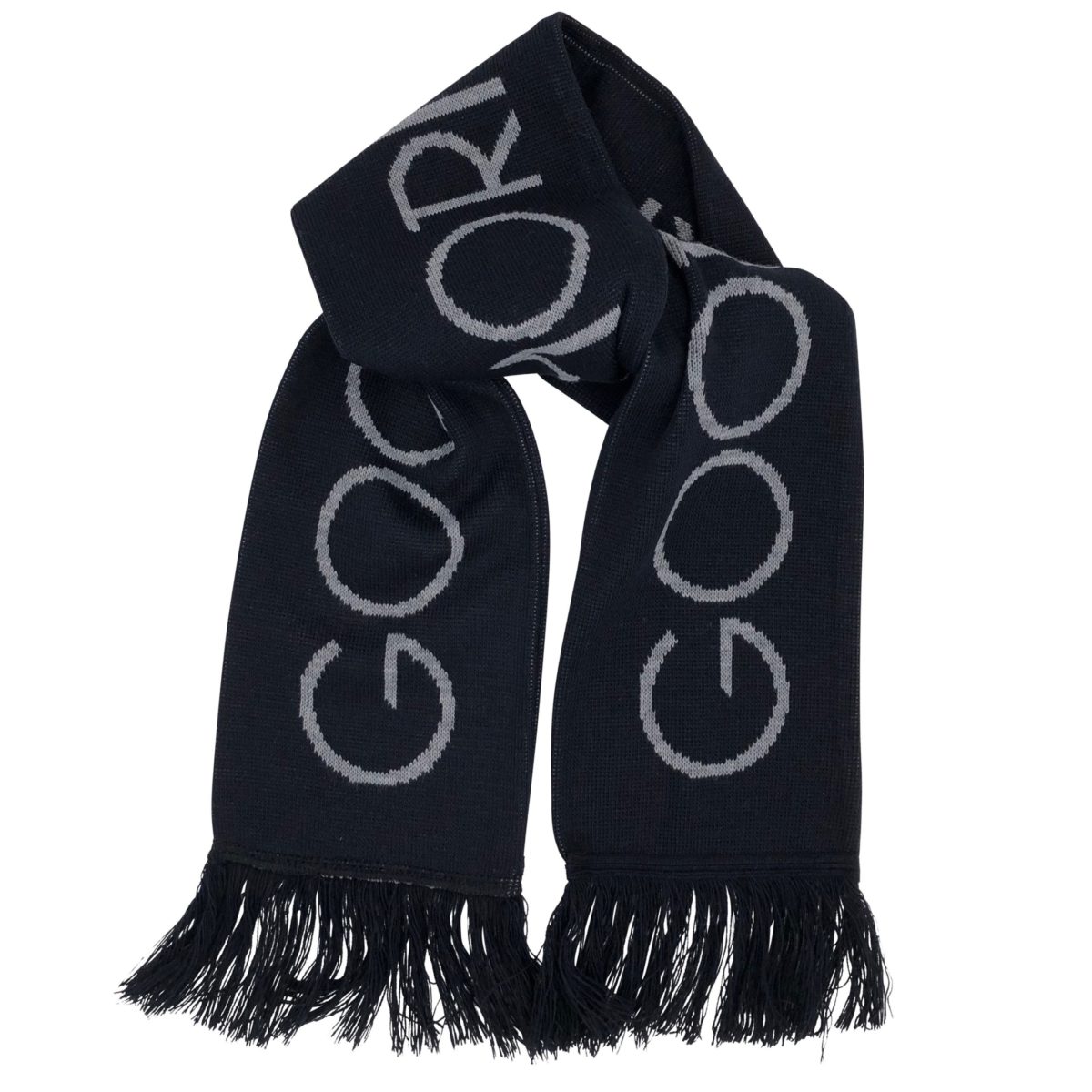 Good Morning Cologne logo scarf navy/grey